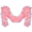 Pink Tinsel Garland for Christmas Tree Decorations Wedding Birthday Party Supplies 17 Feet