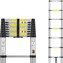 Telescoping Extension Ladder 8.5FT, Aluminum Telescopic Ladders with Carry Bag for Outdoor Indoor Use