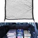 for Toyota Highlander 2014-2025 Floor Style Trunk Cargo Net, Premium Stretchable Adjustable Elastic Storage Truck Bed Cargo Mesh Organizer Nets for Highlander Interior Accessories