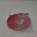 Luxshiny Chinese Wedding Serving Tray Platter Fruit Plate Round Tea Tray Plastic Candy Dishes Food Snack Storage Plate for Home Decor Wedding Centrepieces Red