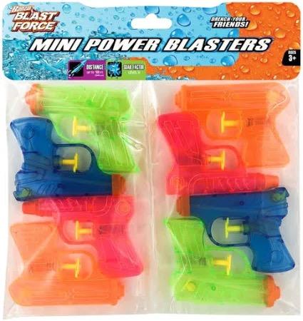 Banzai® Blast Force™ Mini Power Blasters, 8 Pack