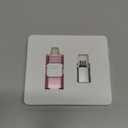 MFi Certified 256GB iPhone Flash Drive, Photo Stick Memory Stick for iPhone iPad, USB Thumb Drive for Photos Videos Transfer & Backup, External Storage Compatible for iPhone/Android/PC/Mac (Pink)