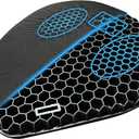 Motorcycle Gel Seat Cushion, 3D Honeycomb Shock-Absorbing, Hollow and Breathable, Hel Material is Compressive, Non-Breaking, Non-Hardening, Soft and Comfortable (Four Seasons)