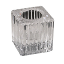 Modern Clear Glass Holder Stand Candlestick for Parties and Christmas Decorations(12 pack)