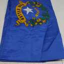 Nevada State Flag 3x5 Outdoor Double Sided Heavy Duty 100% Polyester with 2 Brass Grommets for Outdoor Indoor Wall