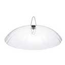 EarKingsyard Plastic Weather Protective Dome Cover for Hanging Bird Feeders, Weather Guard & Easy to Clean, Clear