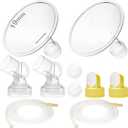 Nenesupply Pump Parts with 19mm Flanges Compatible with Medela Pump in Style Parts Accessories Breast Pump Not Original Medela Pump Parts Incl. 19mm Flange Breastshield Connector Valve Membrane Tubing