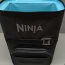 Ninja | Backpack Cooler | FrostVault Go 24 Can Soft Cooler | Leakproof Zipper with Built in Can Opener, 2 Ice Packs & Dry Storage Drawer | for Hiking, Camping & More | Charcoal Gray | FF124CG