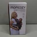 Momcozy Baby Carrier - Ergonomic, Cozy and Lightweight Carrier for 7-44lbs, Effortless to Put On, Ideal for Hands-Free Parenting, Enhanced Lumbar Support, Purehug for Infant to Toddler, Black