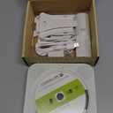 Bluetooth Portable Home CD Music Player with Remote Control, Timer, Built-in Speakers and LED Display - FM Radio Boombox (White)