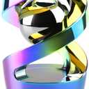 Upgraded Kinetic Desk Toys, Adult Fidgets for Anxiety and Stress, Desk Toys for Office for Adults, Fidget Toys Adults (Rainbow)