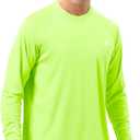 Roadbox Mens UPF 50+ UV Sun Protection Shirts Outdoor Long Sleeve SPF Rash Guard for Fishing Hiking Swimming Running, 2XL