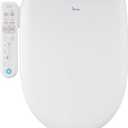 Inus N22 Electric Heated Bidet Toilet Seat Elongated, Warm Water, Smart Heated Water Luxury Bidet Toilet Seat with Kids Mode, Air Dryer, Self Cleaning, Tankless, Smart Touch Panel & Temp Control