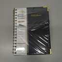 3 x 2026 Planner, Weekly and Monthly Calendar Planner from January 2026 - December 2026, 5.75" x 8.38" Hardcover Leather Hourly Appointment Book with Tabs, A5 Spiral Daily Planners for College School Work Home, Black