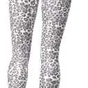 Women's Leopard Printed Leggings Animal Skin Brushed Buttery Soft Tights