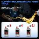 Brake Fluid Tester BF200,High Precision Car Brake Fluid Detector,Hydraulic Fluid/Liquid/Oil Moisture Analyzer with LCD Screen Audible Alarm,DOT3/DOT4/DOT5.1 Tester,Automotive Replacement Level Sensors
