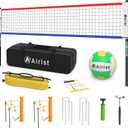 32FT
Portable Volleyball Net Set,Professional Volleyball Nets Set for Backyard and Beach,Outdoor Volleyball Net with Height Adjustable Poles,Volleyball and Carrying Bag