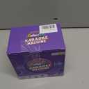 Mgaolo Upgraded Mini Karaoke Machine Toy for Kids, Portable Bluetooth Speaker with 2 Wireless Mics, Emoji & Colorful LED Lights, Home Travel & Party Play Gifts for Boys Girls (Purple)