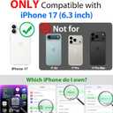 SPORTLINK for iPhone 17 Case - IP68 Waterproof Military Protective Full Body Heavy Duty Shockproof 360 Sealed Dustproof with Camera Screen Protector Phone Cover for iPhone 17 6.3" Black