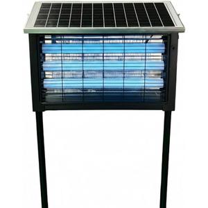 Solar Bug Zapper Outdoor, Pest Control Waterproof High Powered 4500v, Electric Mosquito Killer Rechargeable Mosquito Zapper Fly Trap for Terrace Garden Backyard, Patio Rv Approx 323-753 sq ft