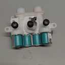 Washer Water Inlet Valve Replace For Whirlpool Cabrio WTW8500DR2 WTW8500DC2 WTW7500GC0 WTW7500GW0 WTW8500DC0 WTW5105HW0 WTW5105HW1 WTW7500GC2 WTW7500GW2 WTW8500DC5 WTW7500GW WTW8500DW WTW8500DW1