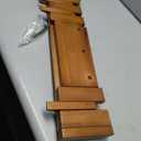 Mid Century Modern Walnut Foldable Entryway Wall Coat Hanger Hook with Shelf,Heavy Duty Wooden Piano Hidden Towel Hooks for Bathroom,Wall Rack for Purse&Key&Mail,Home Decor (Walnut, 7 Hooks)