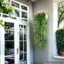 4 Bunchs Artificial Plants Hanging Ivy Garland Fake Vines Leaves Greenery Decoration for Home Decoration Wedding Wall Outdoor Garden Party Bar Garland Outside Decor