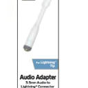 ZGEAR Audio Adapter 3.5mm Audio Lightning Connector