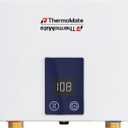 Tankless Water Heater Electric for Single Sink Faucet, ThermoMate 3500W 120V Small Point of Use Instant Hot Water Heater with Temperature Display, Self-modulating, ETL Certified