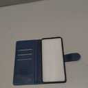 Wallet Case for Samsung Galaxy S25 Plus/S25+, RFID Blocking Credit Card Holder, PU Leather Folio Flip Kickstand Protective Shockproof Cover for Galaxy S25 Plus (Blue)