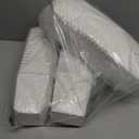 50 Pack (16 oz 1 Pint) Chinese Take Out Food Boxes with Metal Wire Handle & 4 Pack(64 Pcs) Labels, Paper Take Out Food Containers For Hot Or Cold Food