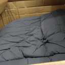 100% Cotton Filled Comforter, Premium Upgraded Cotton Bed Quilt Suitable for All Seasons, Comfortable Soft Noise-Free, Breathable and Fluffy, King, Gray | 100% Cotton, All Seasons, Breathable Fluffy, Soft Noise-Free