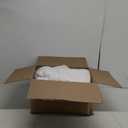 EASELAND Queen Size Mattress Pad Pillow Top Mattress Cover Quilted Fitted Mattress Protector Cotton Top Stretches up 8-21" Deep Pocket Cooling Mattress Topper (60x80 inch, White)