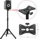 Pa Speaker Stand Tripod Speaker Stands Adjustable Height from 30" to 44" Slim Mini DJ Short Tripod Speaker Stand