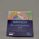 WRITECH Rolling Ball Quick Dry 0.5 mm Extra Fine Point 10 Pcs Liquid Rollerball Multicolor (Multicolor)