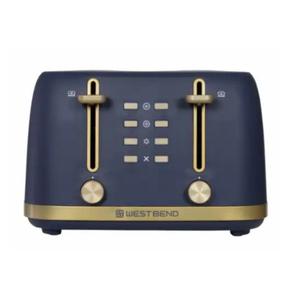 West end Timeless 4 Slice Toaster Blue