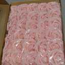 MACTING 30PCS Artificial Rose Flowers Real Touch Fake Flowers with Stem Blush Pink Foam Roses for DIY Wedding Bouquet Table Centerpieces Bridal Shower Party Home Spring Mothers Day Decorations