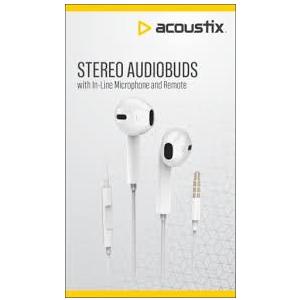 ACX EARPOD W/MIC & REMOTE WHT