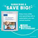 Virbac C.E.T. Enzymatic Oral Hygiene Chews for Dogs, Large - Plaque & Tartar Control - Single Layer Beefhide with Exclusive Dual-Enzyme System & Tasty Chicken Flavor - Easy to Give Dog Dental Chew (1.13 Pound (Pack of 1))