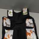 Janmercy Weighted Vest for Kids Ages 4 to 7 and Ages 8+ Boy Girl Adjustable Breathable Compression Vest for Processing Issue(Wildlife, Small, Beige)