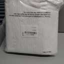 OVZME White Long Shower Curtain 84 Inch Length, Farmhouse Textured Crinkled Soft Boho Style Bathroom Shower Curtain, Premium Fabric Machine Washable Cute Bath Decor, 72Wx84L Inches