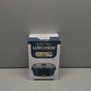 Electric Lunch Box Food Heater 80W Heated Lunch Box for Adults 12V 24V 110V 220V Portable Food Warmer LunchBox Lonchera Elctrica Porttil for Car Truck Work Driver Christmas White Elephant Gift (Blue)