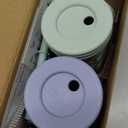 Elk and Friends 10oz Stainless Steel Kids + Toddler Drinking Cups | The Original Mason Jar with Sleeves + Lids | Silicone Straws | Smoothies | Storage Jar | Spill Resistant | Dishwasher Safe | 2 Pack (Sage/Misty Blue)