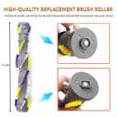 Brush Roll Belt for Bissell 2252 2253 2254 22543 2255 2256 2258 2259 2260 2316 2489 24899 1327 1333 Powerlifter and CleanView Swivel Rewind Pet Vacuum Replace Parts No.1604545 & 1611230