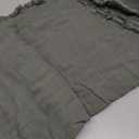 MIULEE Decorative Throw Pillow Covers Neutral Linen Fringe Throw Pillows Euro Shams Set of 2 Light Olive Green Boho Farmhouse Cushions for Couch Sofa Bed Living Room Spring Home Decor 24x24 Inch