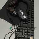 Gaming Keyboard and Mouse and Mouse pad and Gaming Headset, Wired LED RGB Backlight Bundle for PC Gamers and Xbox and PS4 Users - 4 in 1 Edition Hornet RX-250 (Black)