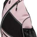 Glove It Sling Bag - 19 in x 13 in. Pickle Ball Bag w/Adjustable Strap, Clip-On Shoe Bag Included, Functional Pickleball Bag. (Fore Ever Pink)