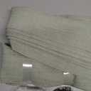 Sage Green Pinch Pleated Sheer Curtains 84 Inches Long for Living Room 2 Panels Set, Rustic Country Thick Linen Blend Light Filtering Window Drapes 40"W x 84"L with Back Tab Bedroom Viral Curtain 7 FT