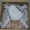 Blissun Christmas Tree Stand for Real Trees, Fits up to 8FT, Xmas Tree Holder and Base Stand, White