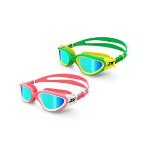 ZIONOR® 2 Packs G1MNI Kids Polarized Swim Goggles Anti-fog UV Protection